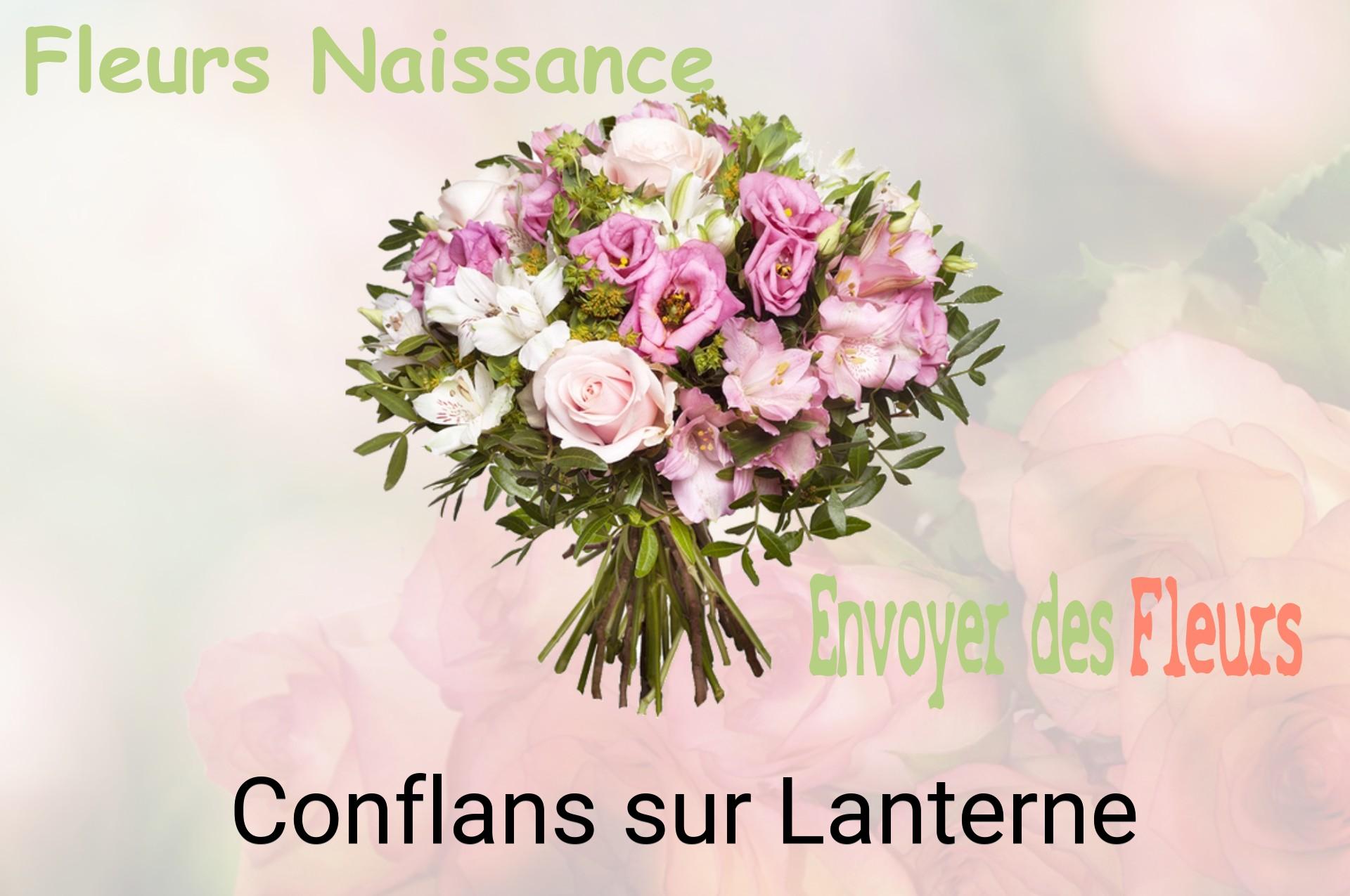 Bouquet de fleurs de naissance livré à Conflans-sur-Lanterne